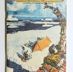 Vintage Banana Republic Holiday Catalog No 30 Travel Safari Clothing 1986 New